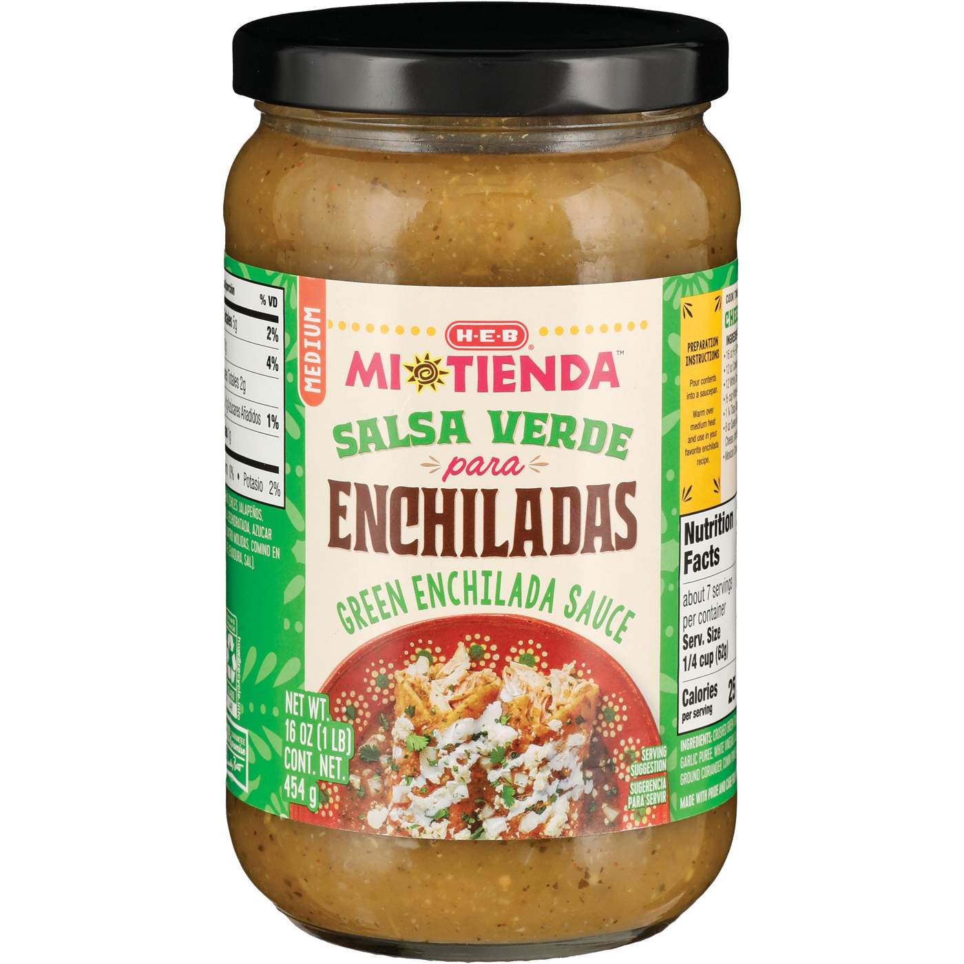 HEB Mi Tienda Salsa Verde Para Enchiladas Shop Cooking sauces at HEB