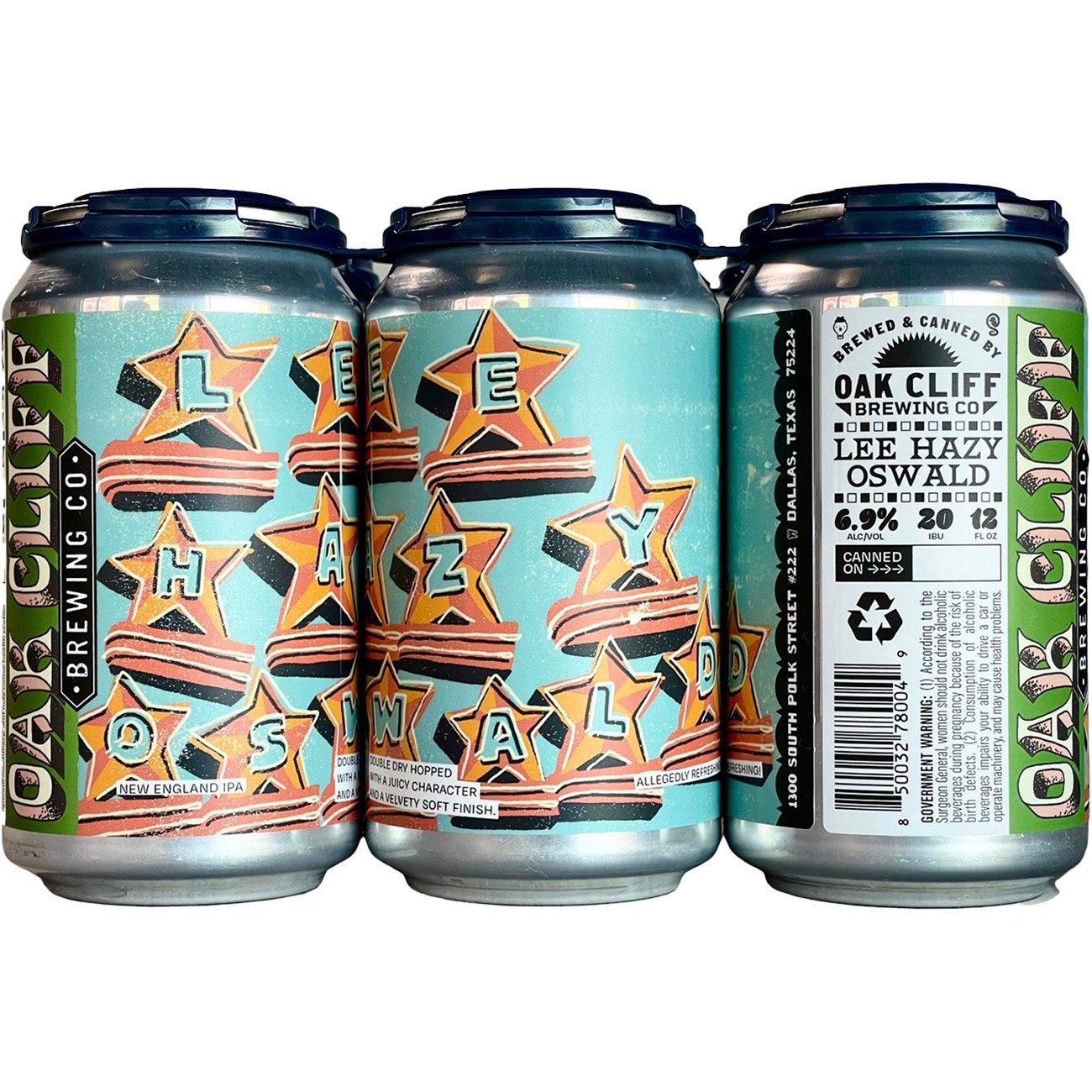 Oak Cliff Brewing Co Hazy Oswald IPA 6 pk Cans - Shop Beer at H-E-B