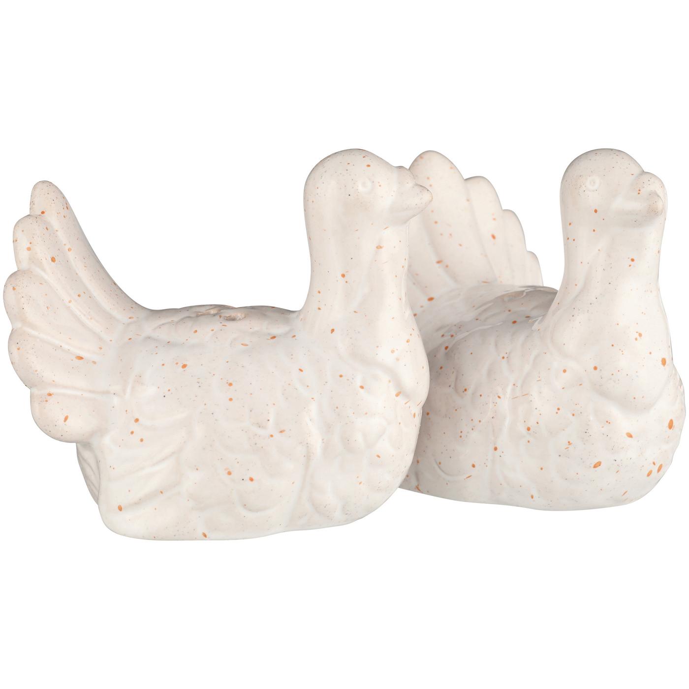 Destination Holiday Stoneware Turkey Salt & Pepper Shakers; image 2 of 2