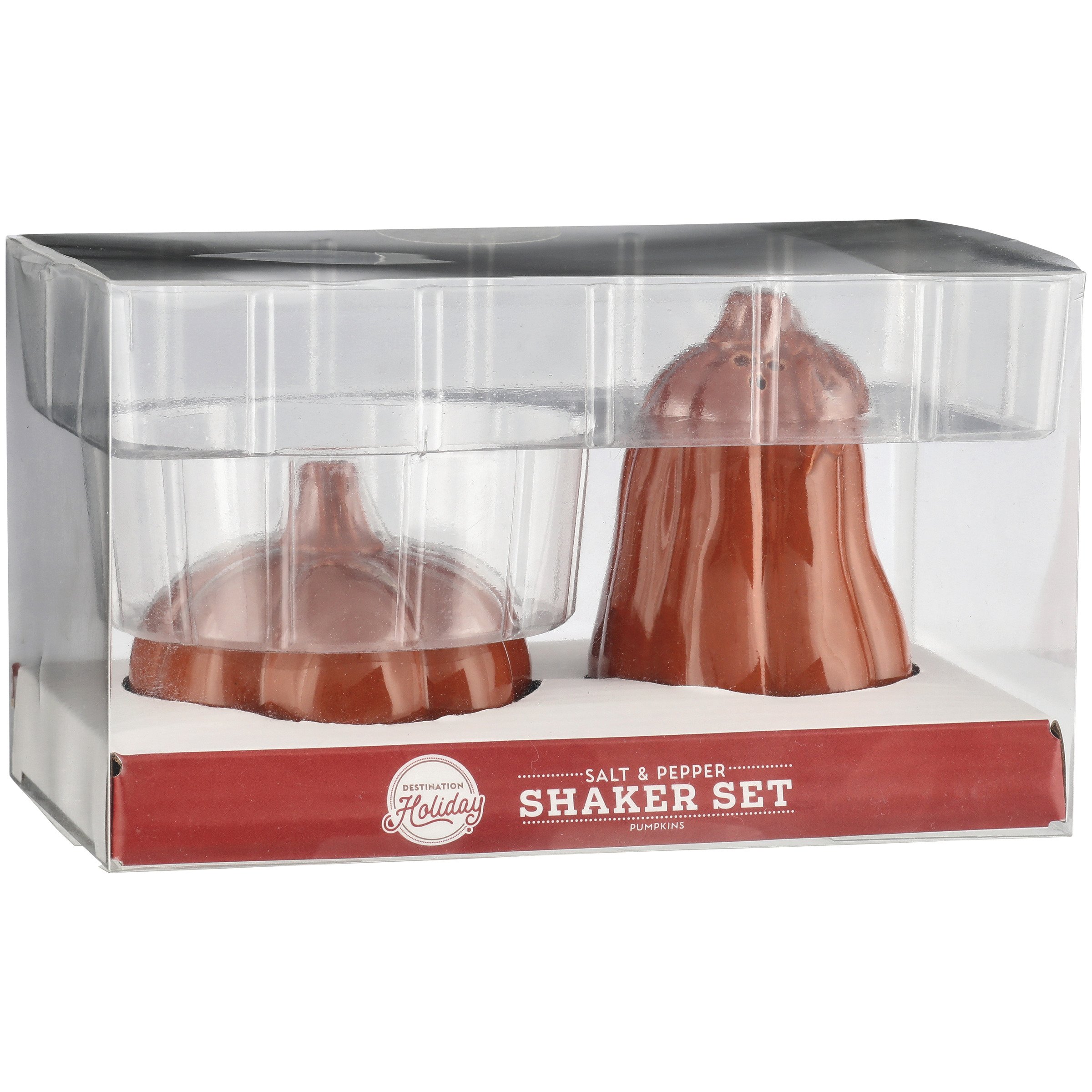 Destination Holiday Stoneware Pumpkin Salt & Pepper Shakers Shop