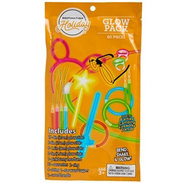 Destination Holiday Halloween Glow Pack, 60 ct