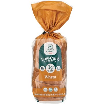 Higher Harvest by H-E-B Low Carb Lifestyle Wheat Sliced Bread, 14 oz