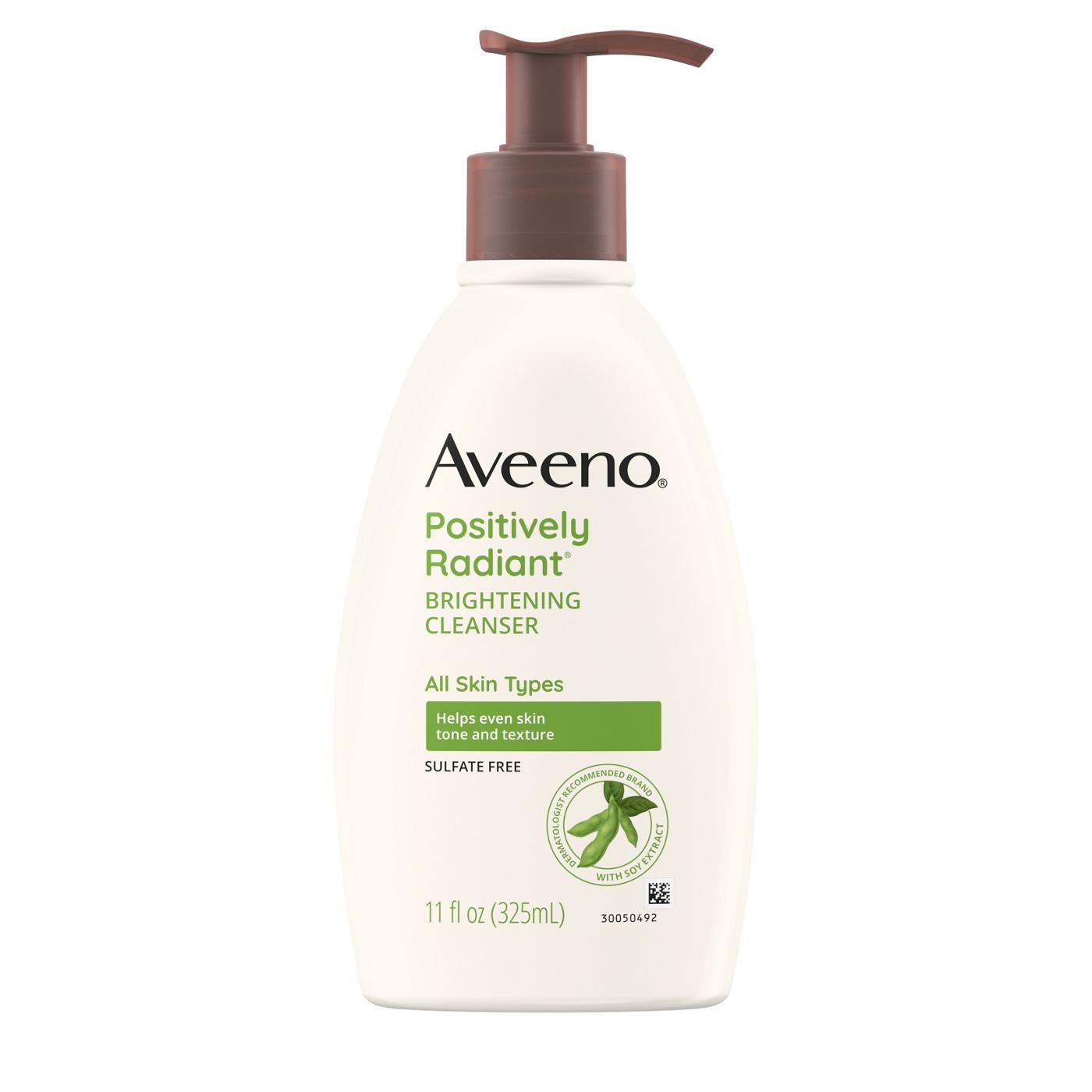 Aveeno Positively Radiant Brightening Cleanser; image 1 of 2