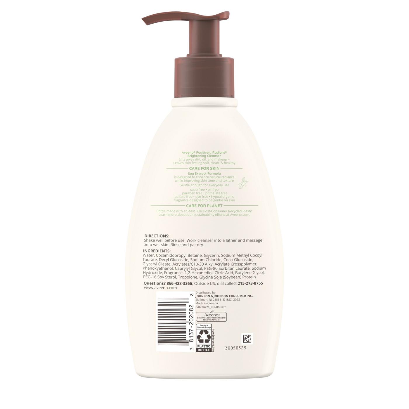 Aveeno Positively Radiant Brightening Cleanser Shop Facial cleansers