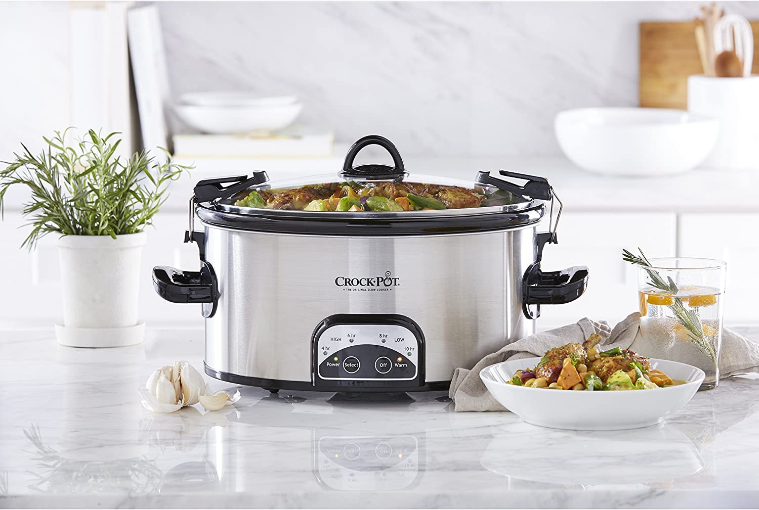 CrockPot® 6Quart SmartPot® Programmable Slow Cooker W/, 52 OFF