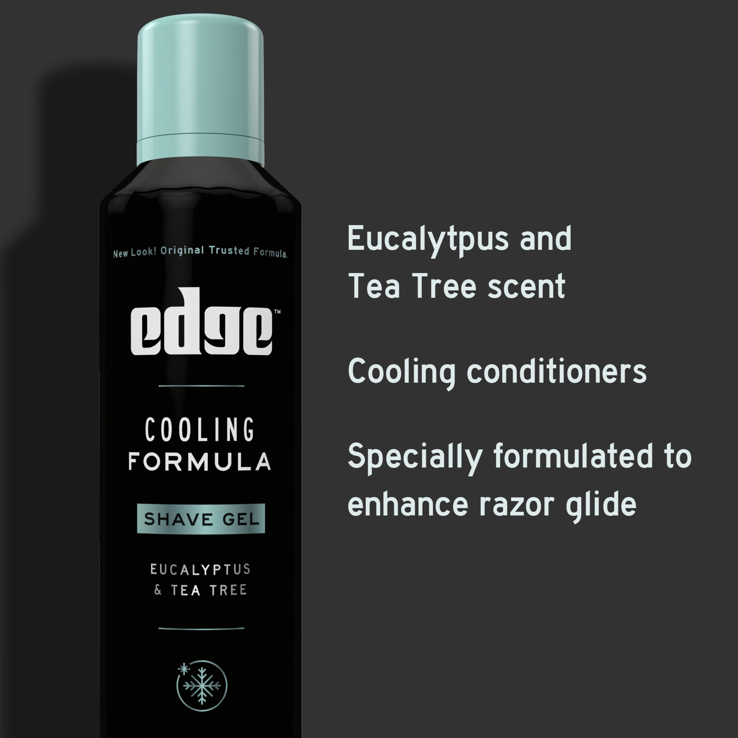 Edge Mens Tree - Shave at Cream Cream H-E-B Shaving & Shave Foaming Shop Cooling Men\'s Tea Gel, Eucalytpus Scent