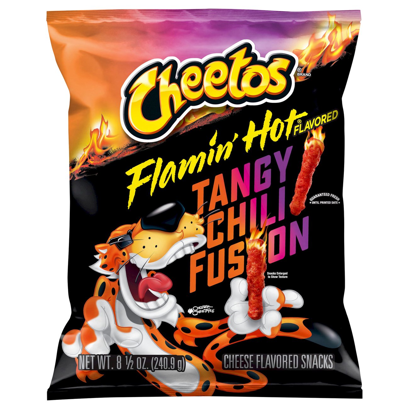 Cheetos Flamin Hot Fusion Cheese Flavored Snacks Shop Chips At H E B