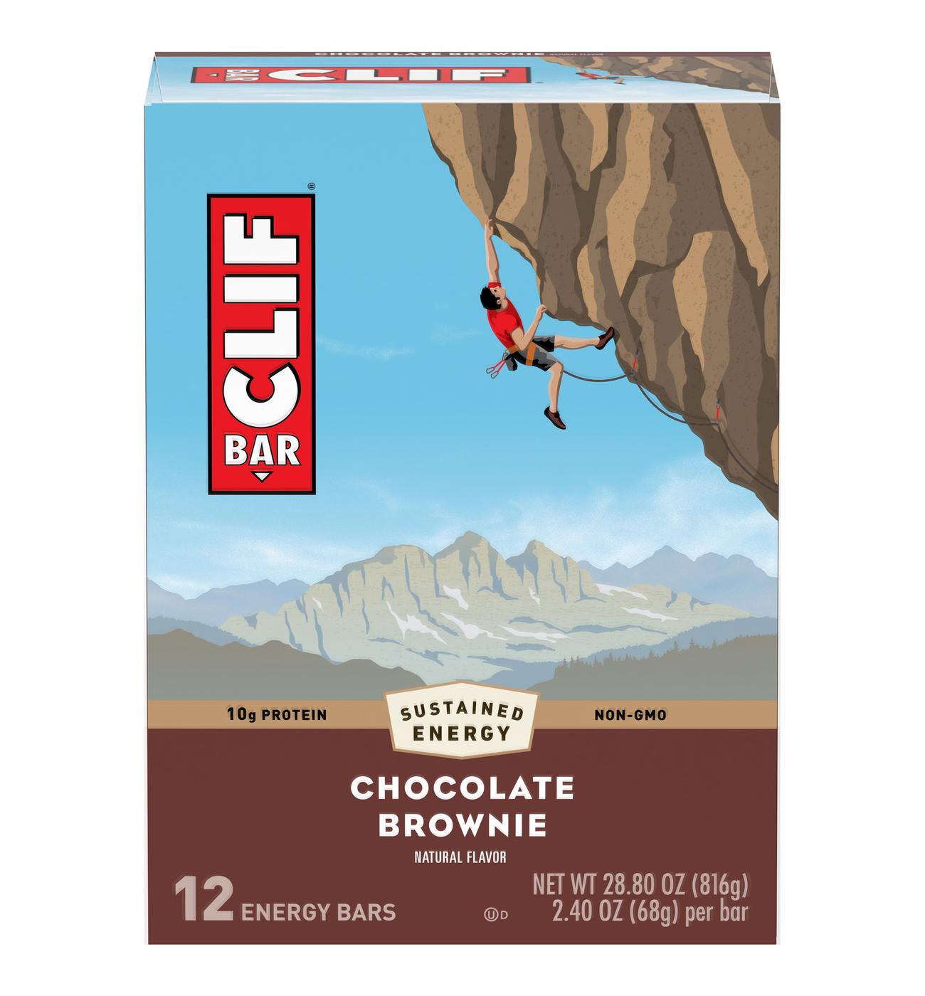 Clif Bar Chocolate Brownie Energy Bars; image 1 of 3