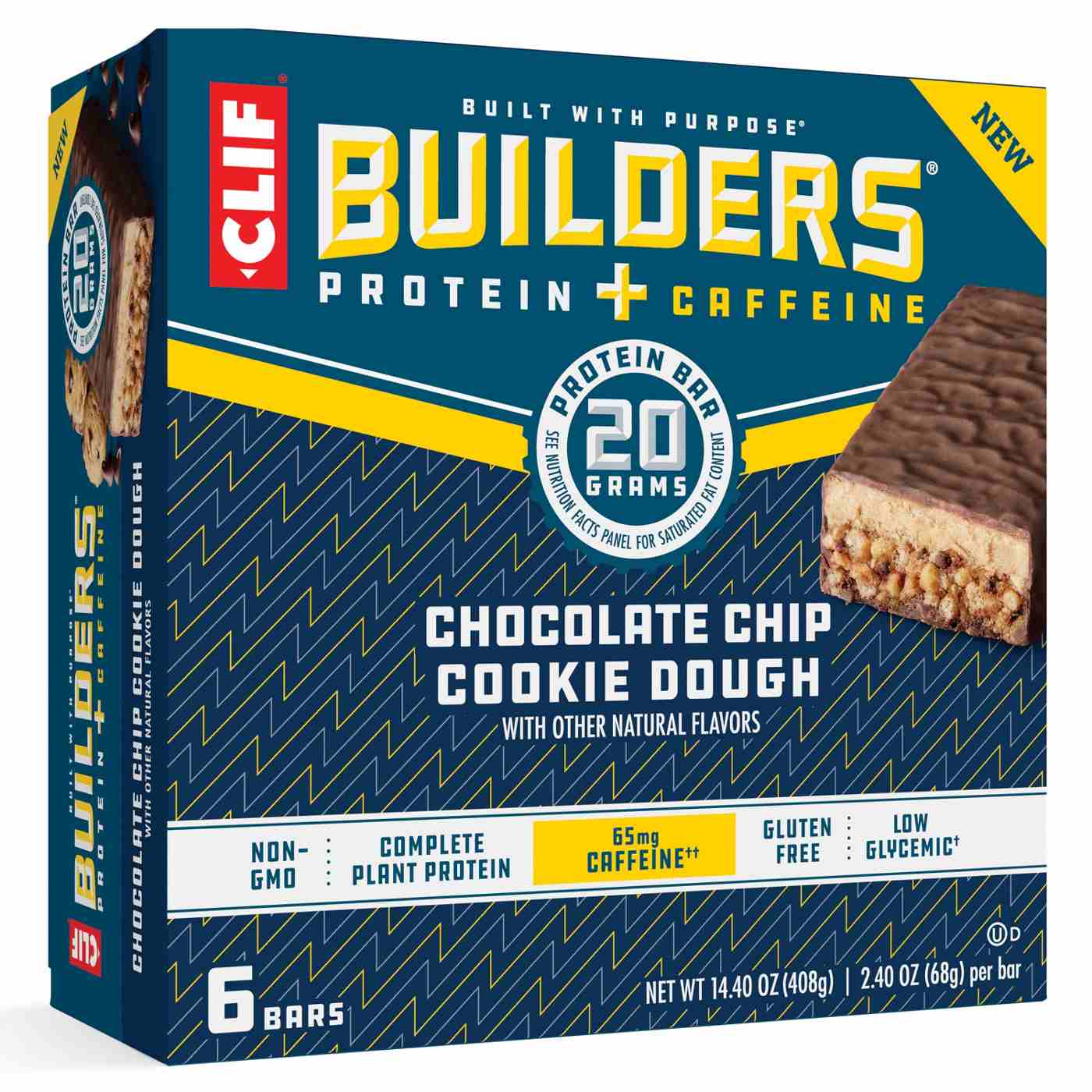 Clif Builders 20g Protein Bars - Chocolate Chip Cookie Dough; image 1 of 2