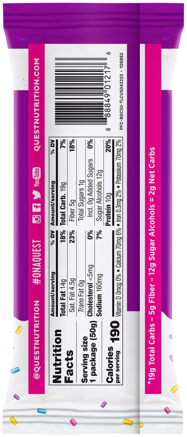 Quest 10g Protein Frosted Cookies Birthday Cake Shop Granola