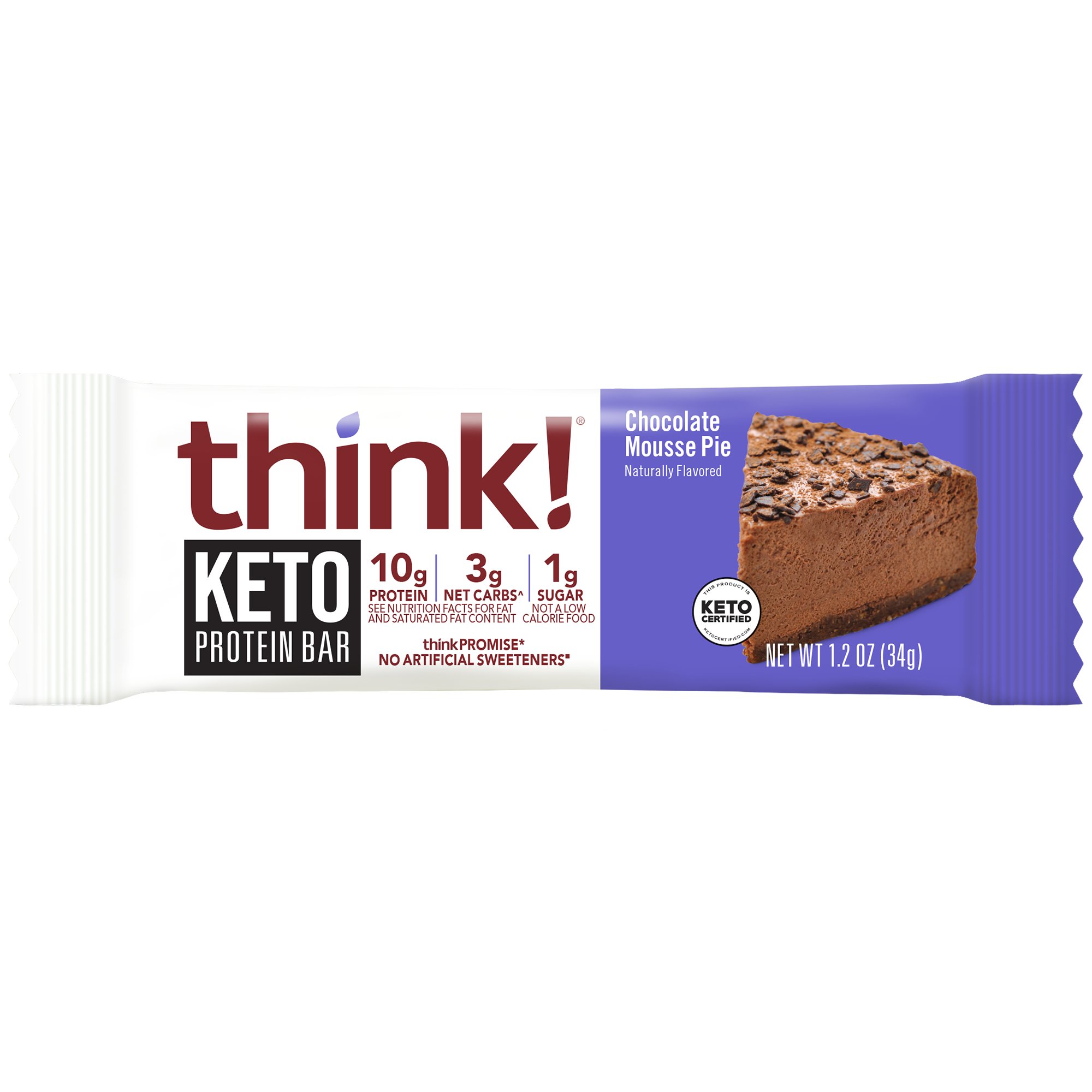think! 10g Protein Keto Bar Chocolate Mousse Pie Shop Granola