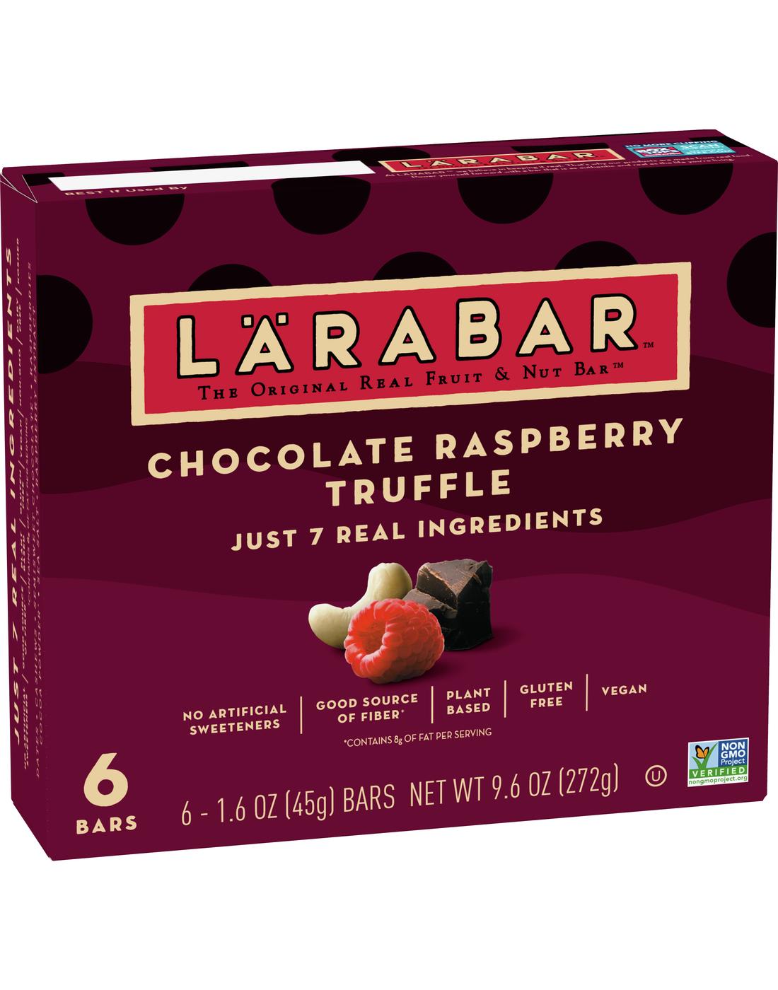 Larabar Fruit & Nut Bars - Chocolate Raspberry Truffle; image 1 of 2
