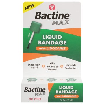 Bactine Max Liquid Bandage with Lidocaine, 0.30 oz
