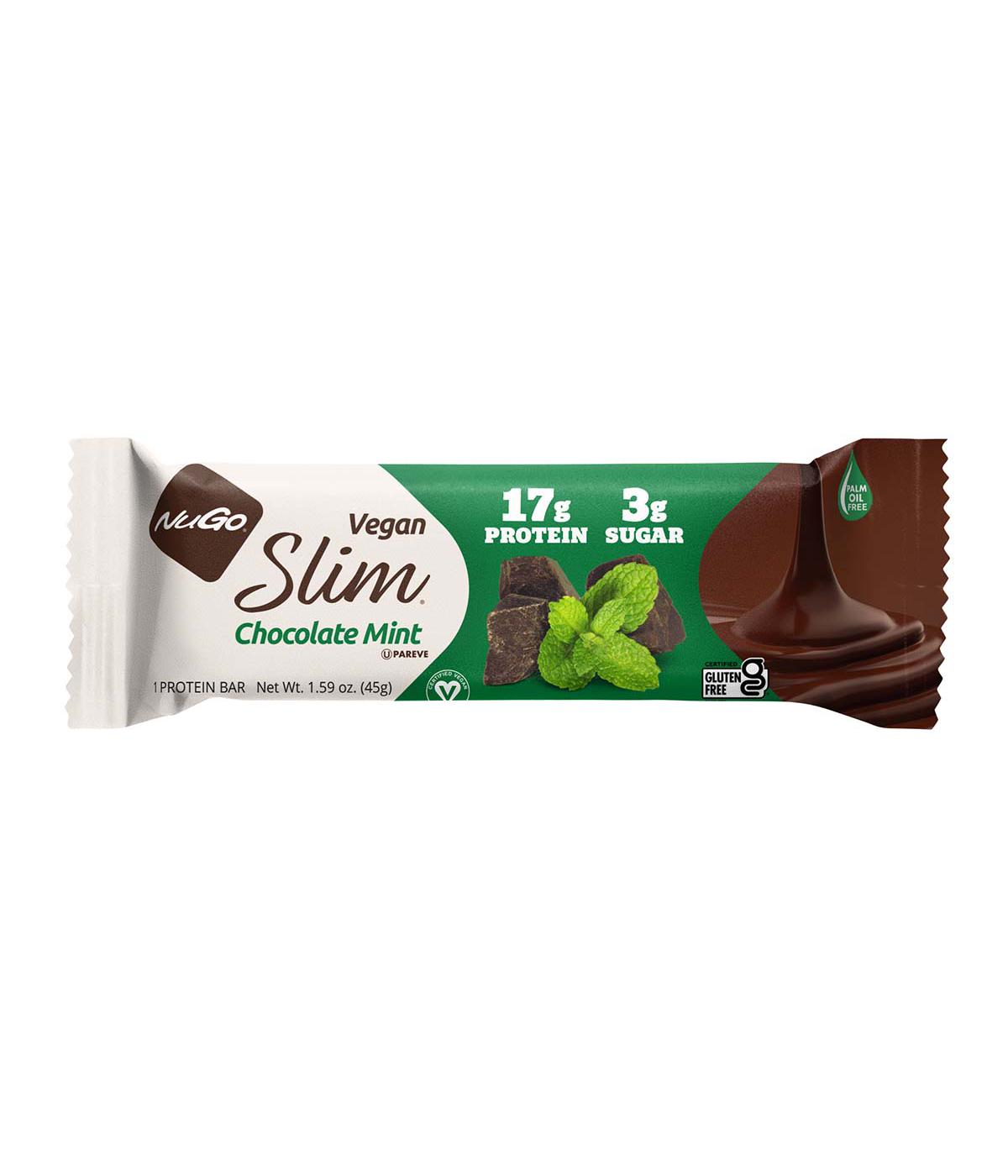 NuGo Slim Low Sugar 17g Protein Bar - Chocolate Mint; image 1 of 5
