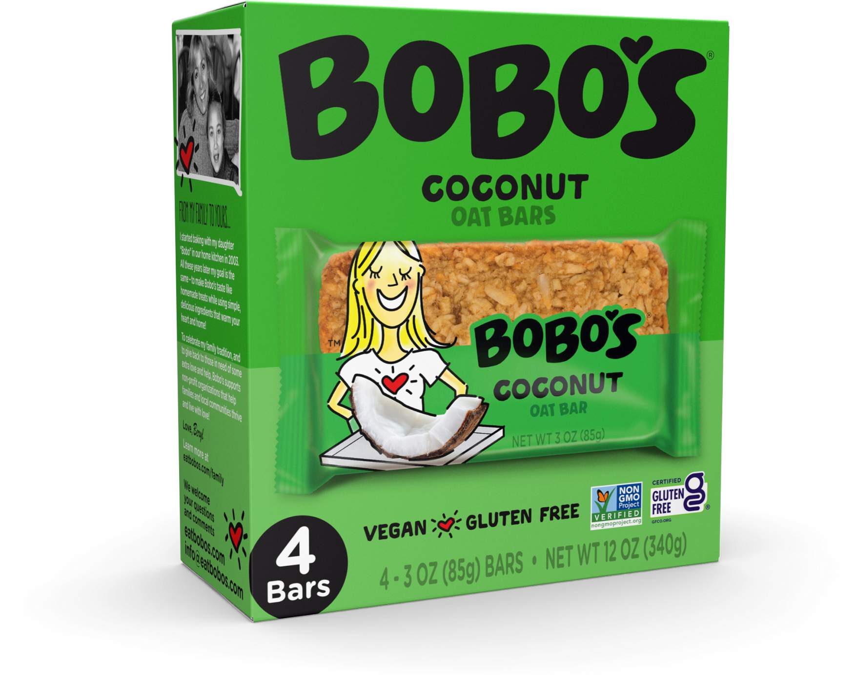 Bobo's Oat Bars - Coconut; image 1 of 2