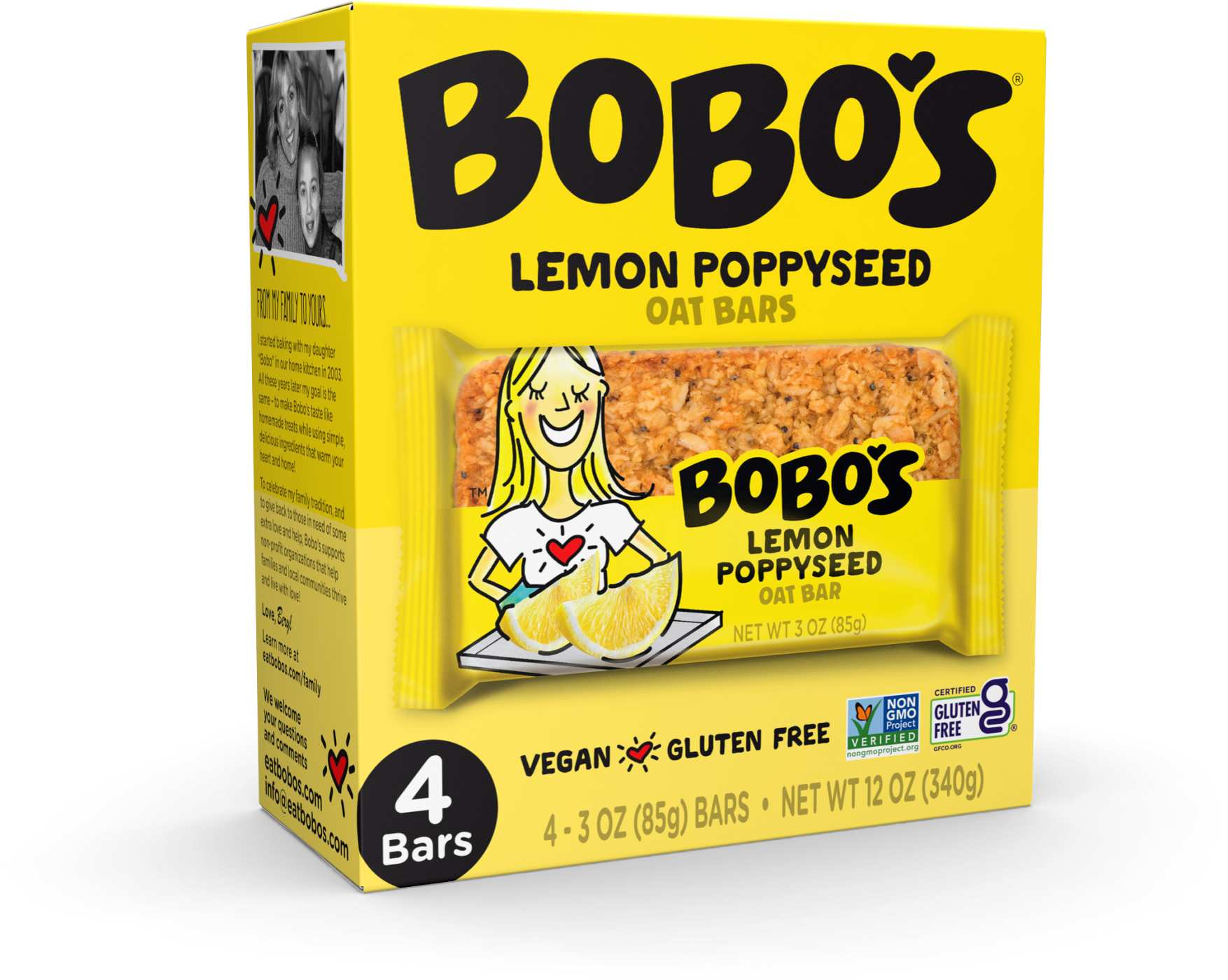 Bobo's Oat Bars - Lemon Poppyseed; image 1 of 2
