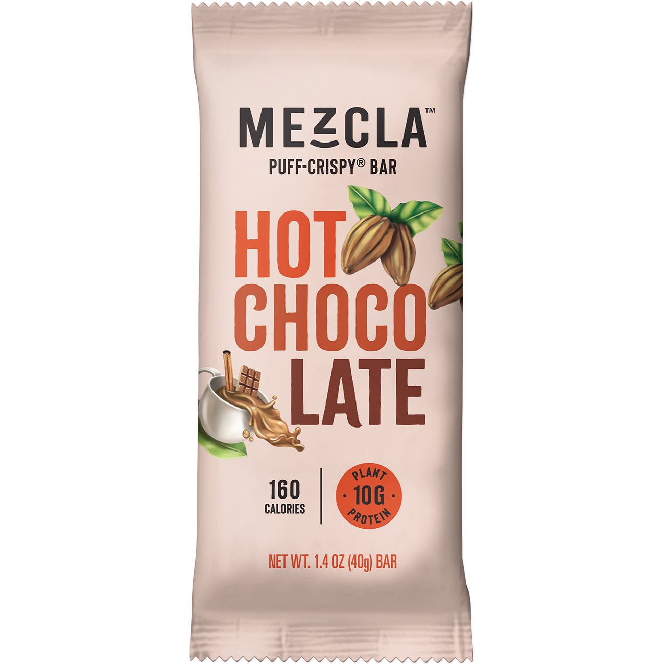 Mezcla Puff Crispy Bar 10g Plant Protein Hot Chocolate Shop Granola
