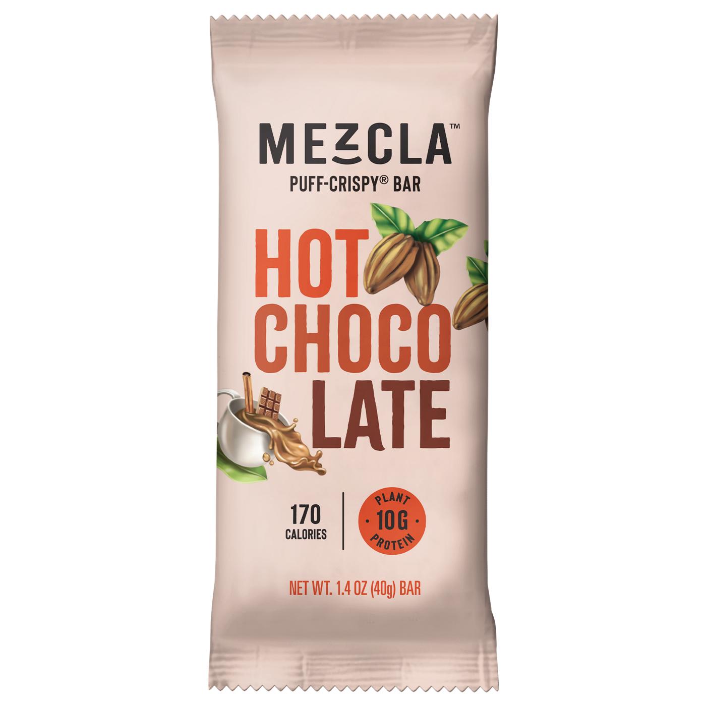 Mezcla Puff Crispy Bar 10g Plant Protein - Hot Chocolate; image 1 of 3