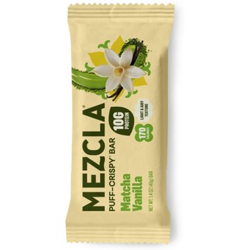 Mezcla Puff Crispy Bar 10g Plant Protein - Matcha Vanilla