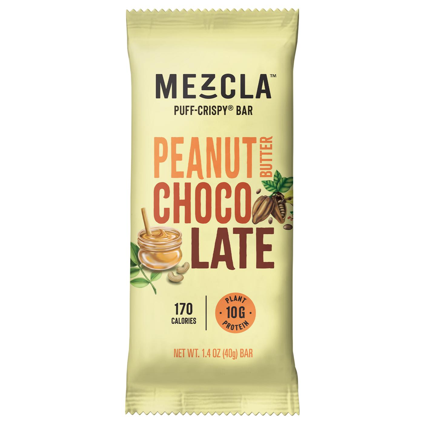 Mezcla Puff Crispy Bar 10g Plant Protein - Peanut Butter Chocolate; image 1 of 2