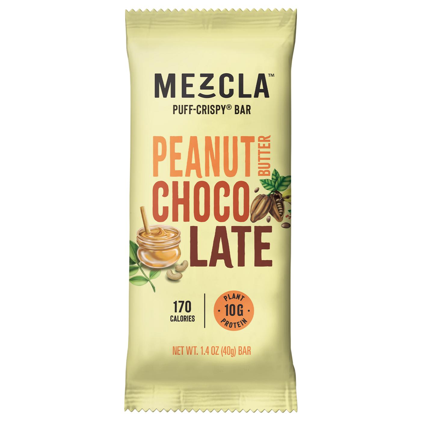 Mezcla Puff Crispy Bar 10g Plant Protein - Peanut Butter Chocolate; image 1 of 3