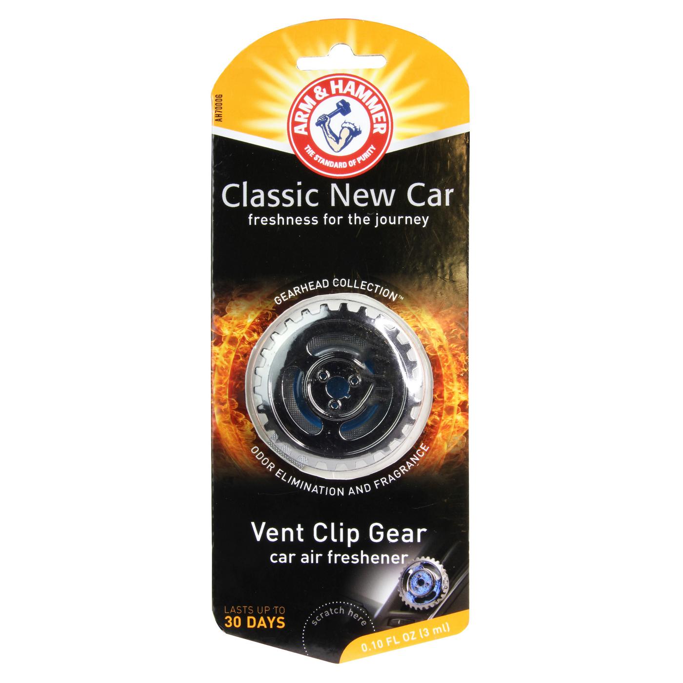 Arm & Hammer Vent Clip Gear Car Air Freshener - Classic New Car - Shop Car  Accessories at H-E-B