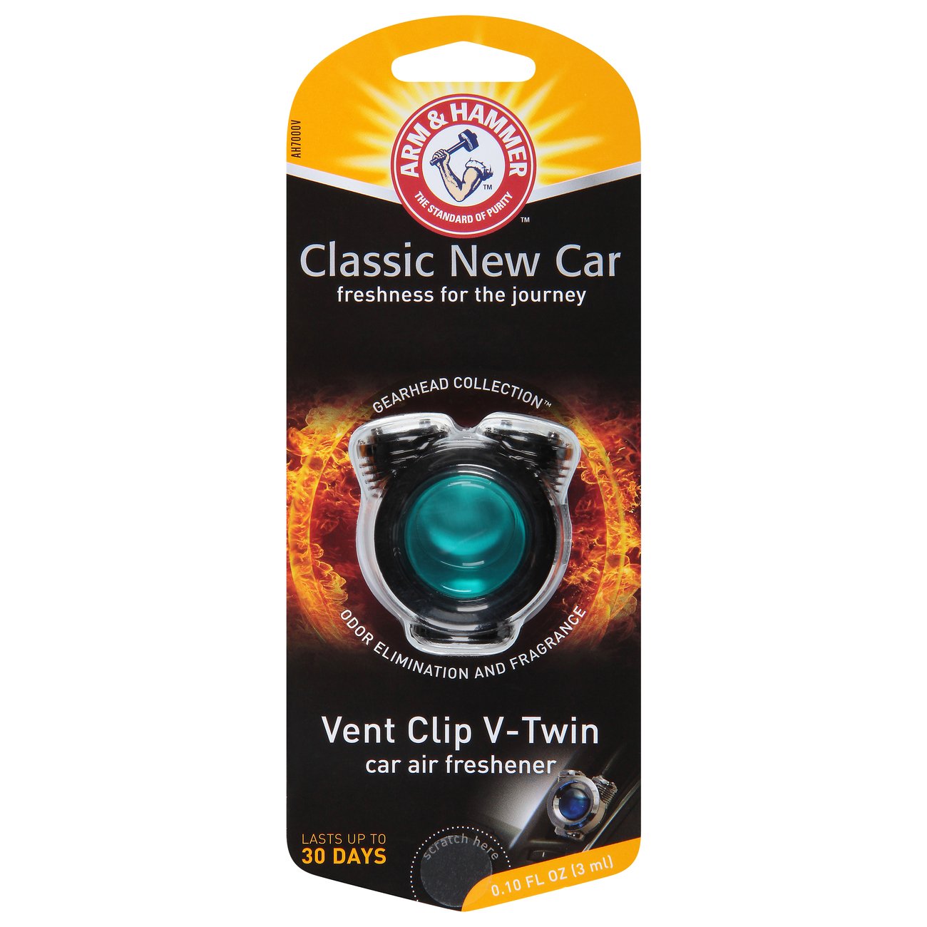 Arm & Hammer Gearhead Collection VTwin Vent Clip Auto Air Freshener