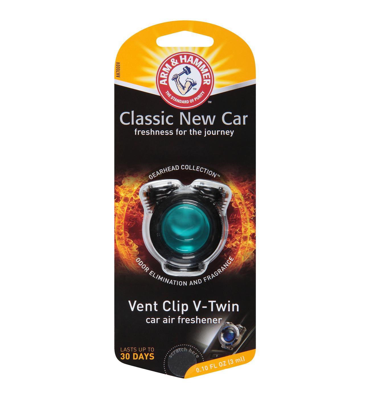 Arm & Hammer Gearhead Collection VTwin Vent Clip Auto Air Freshener