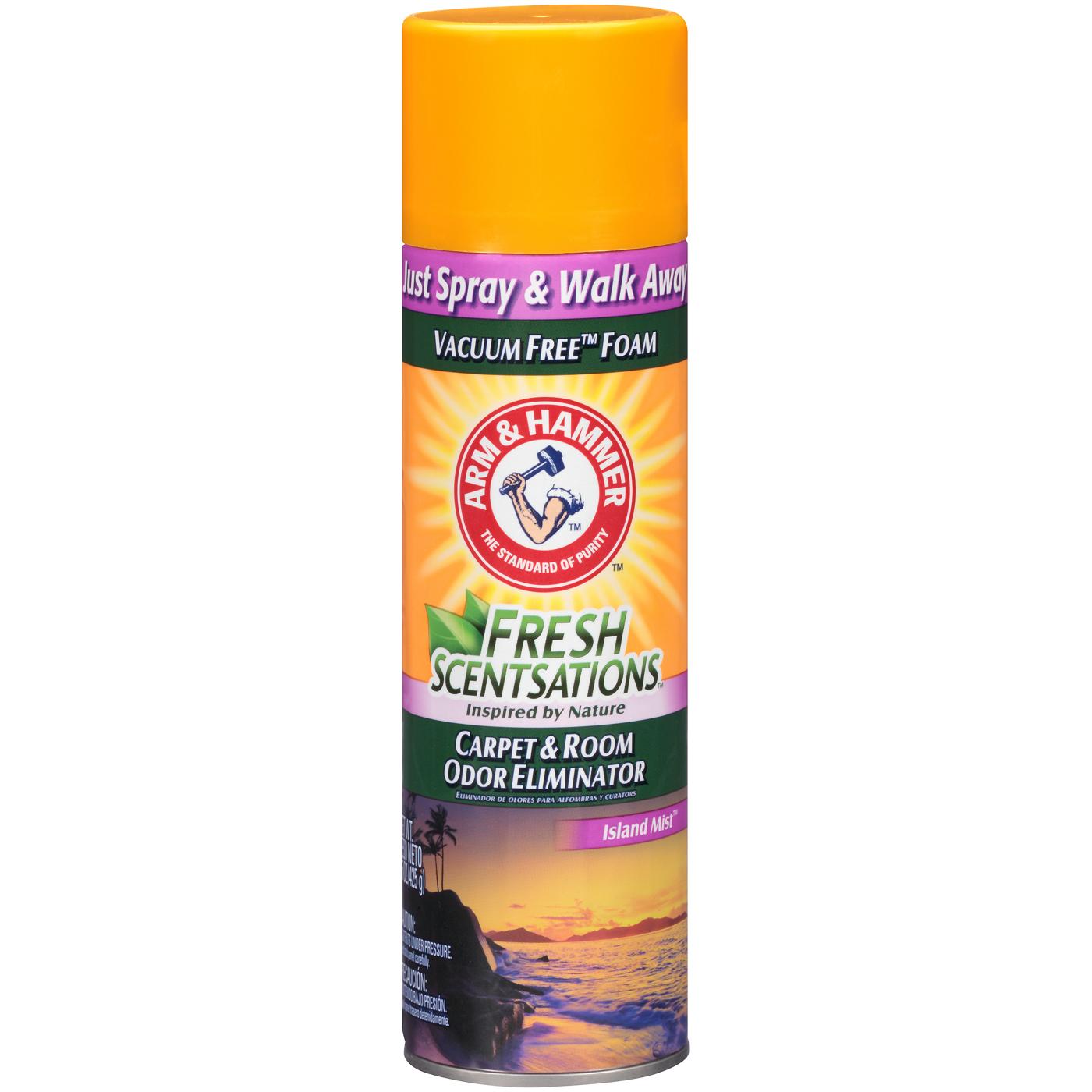 Arm & Hammer Fresh Sensations Carpet & Room Odor Eliminator Vacuum Free Foam - Island Mist; image 1 of 2