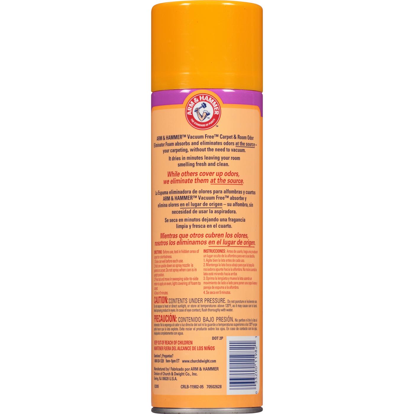 Arm & Hammer Fresh Sensations Carpet & Room Odor Eliminator Vacuum Free Foam - Island Mist; image 2 of 2