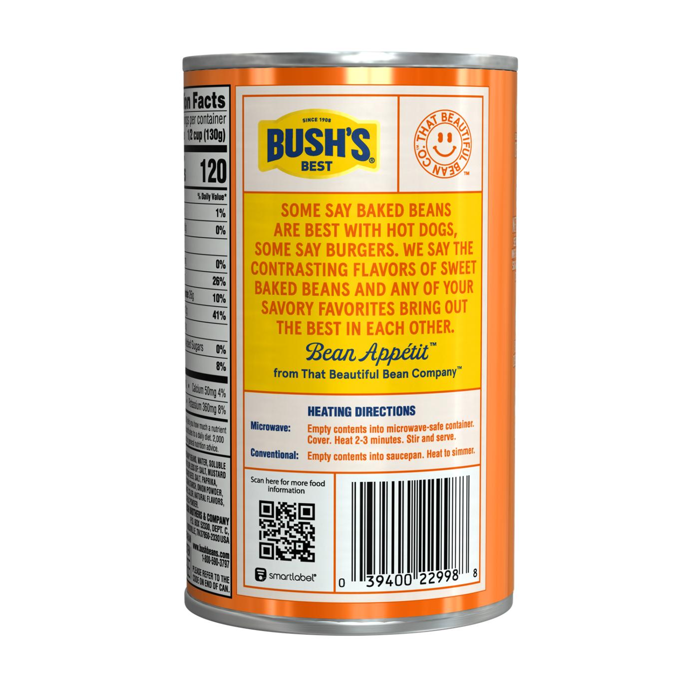 Bush's Best Zero Sugar Added Baked Beans; image 2 of 2