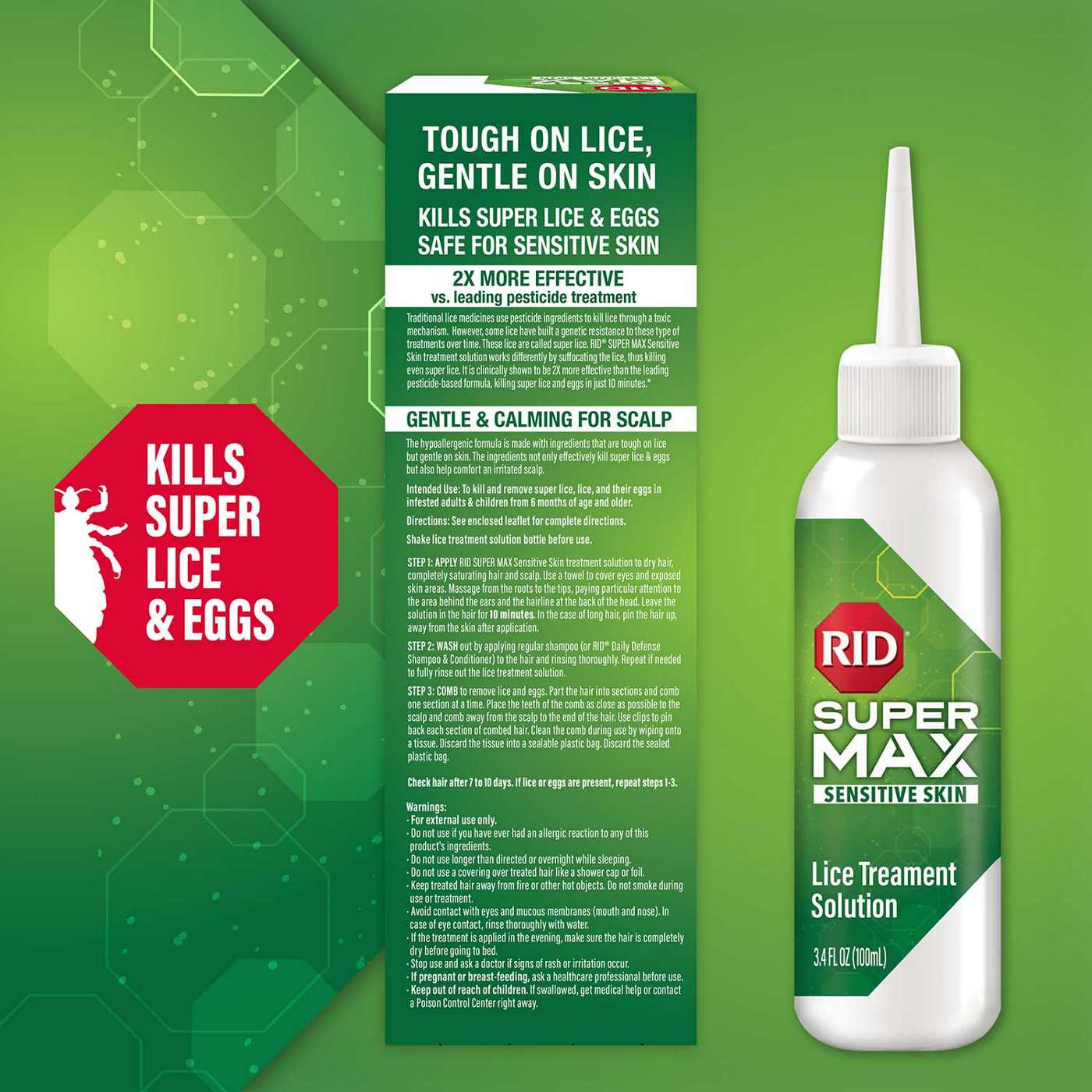 RID Super Max Sensitive Skin Lice Elimination Treatment; image 3 of 6