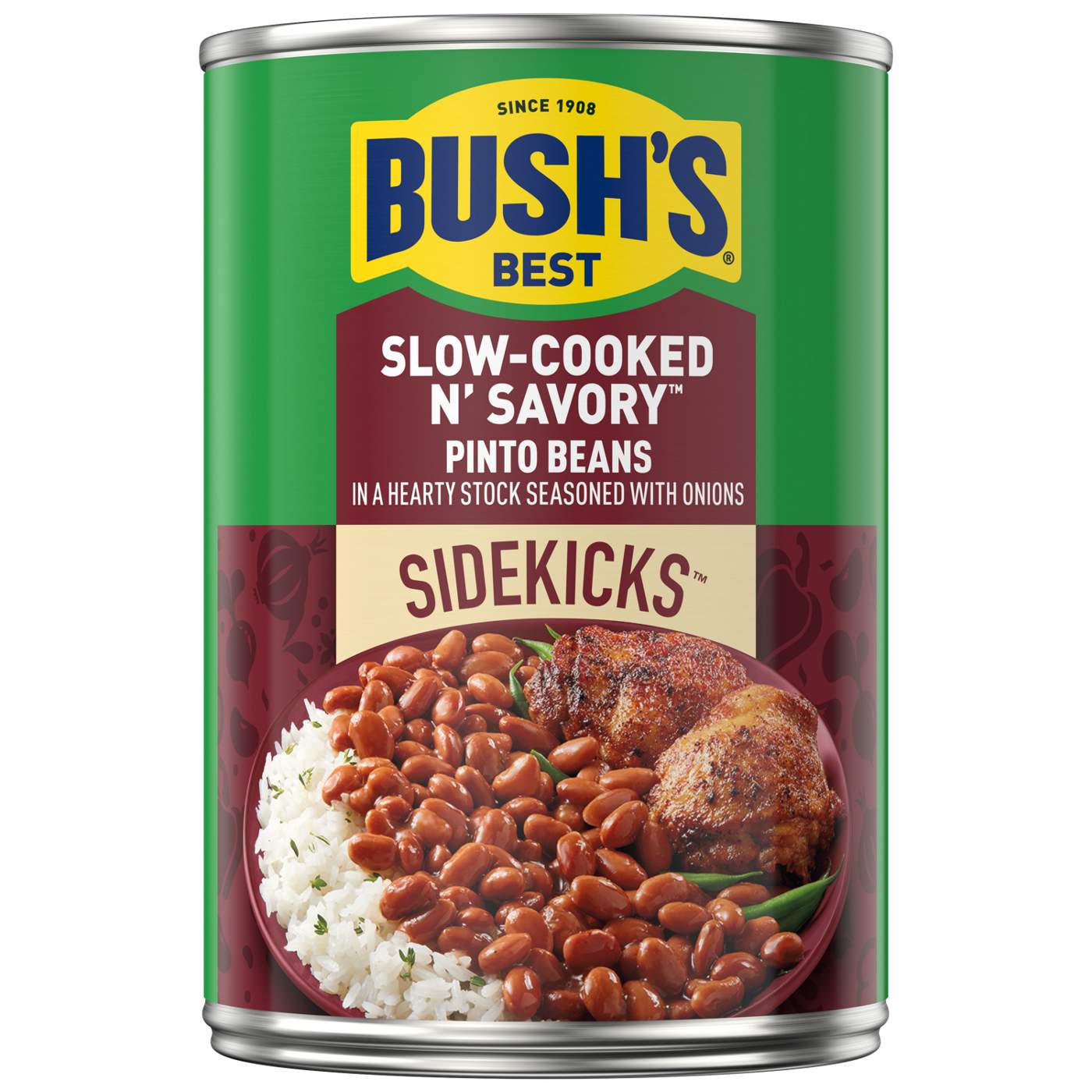 Bush's Best Sidekicks Slow-Cooked n' Savory Pinto Beans; image 1 of 3
