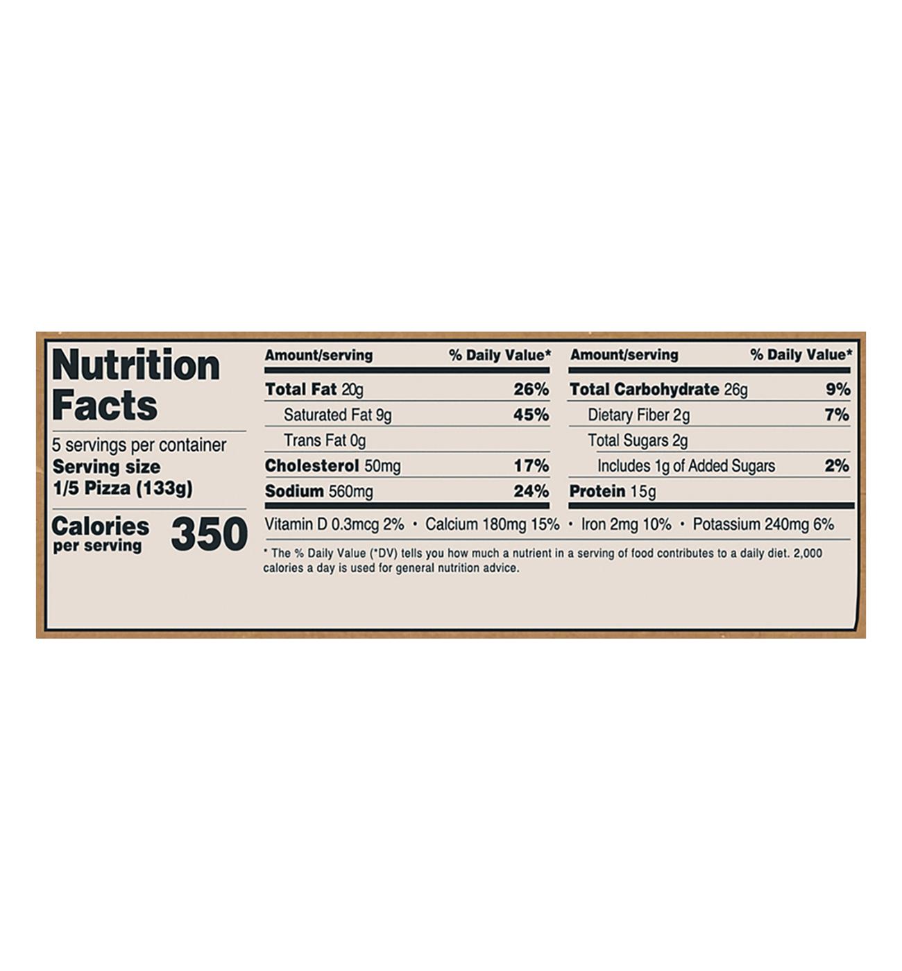 Screamin' Sicilian Mother of Meat Pizza - Sausage, Pepperoni, Ham & Bacon; image 2 of 8