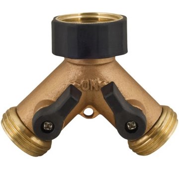 Melnor Metal 2-Way Hose Connector