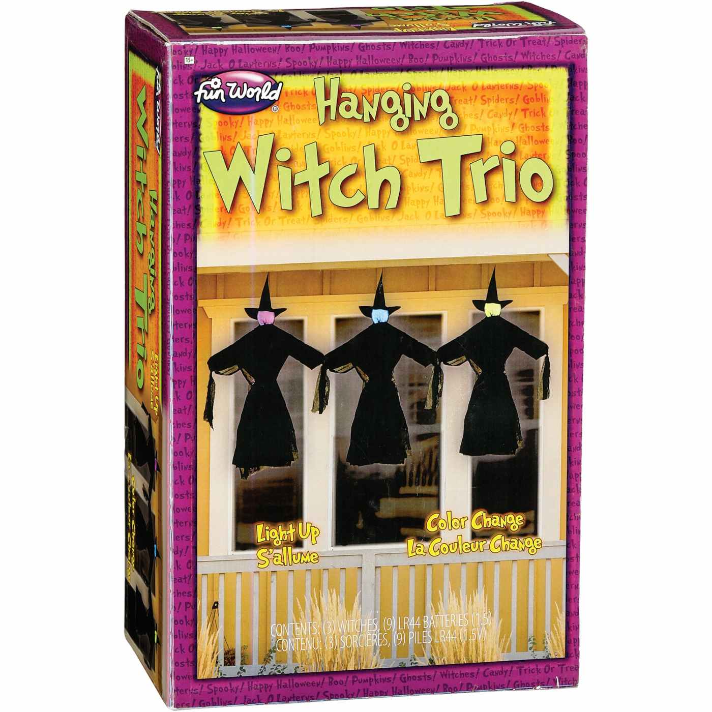 Fun World Hanging Witch Trio Halloween Decor; image 1 of 4