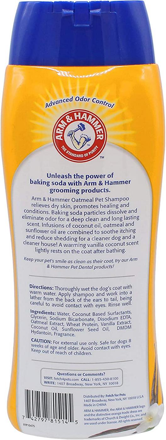 Arm and hammer sales oatmeal dog shampoo