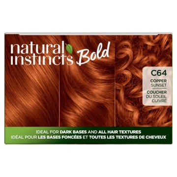 Clairol Natural Instincts Bold Permanent Hair Color - C64 Copper Sunset 