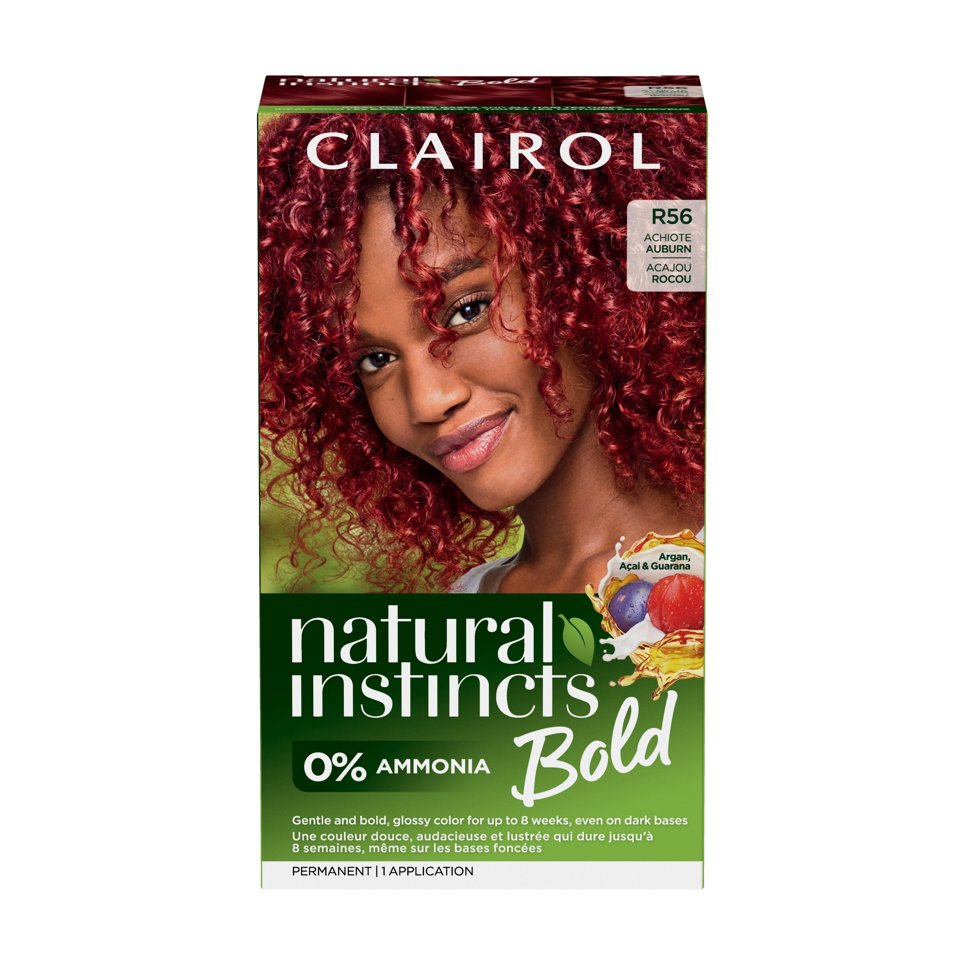 Clairol Natural Instincts Bold Permanent Hair Color - R56 Achiote