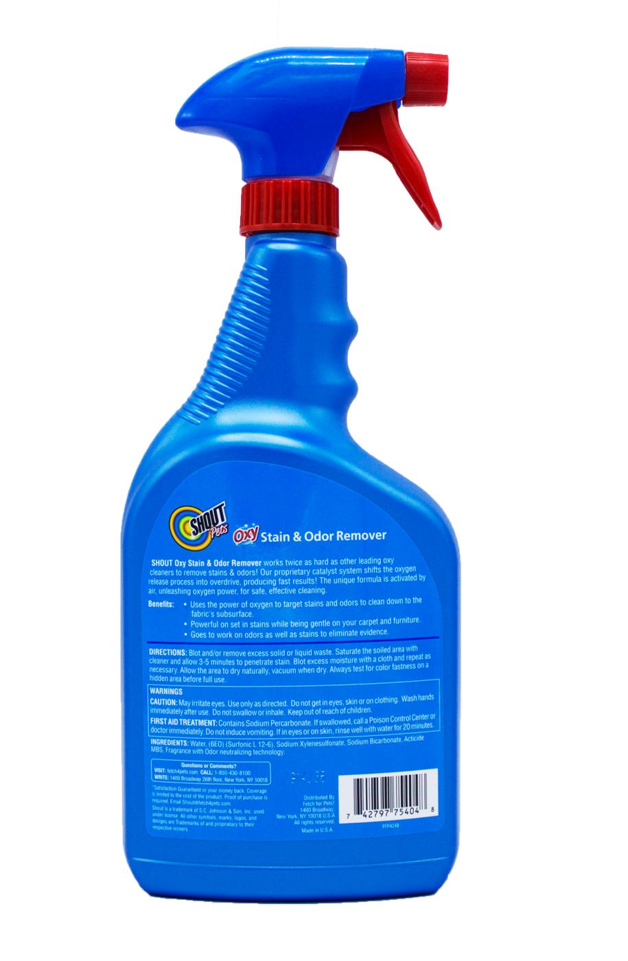 Shout Pets Oxy Stain & Odor Remover for Carpeting & Upholstery Shop