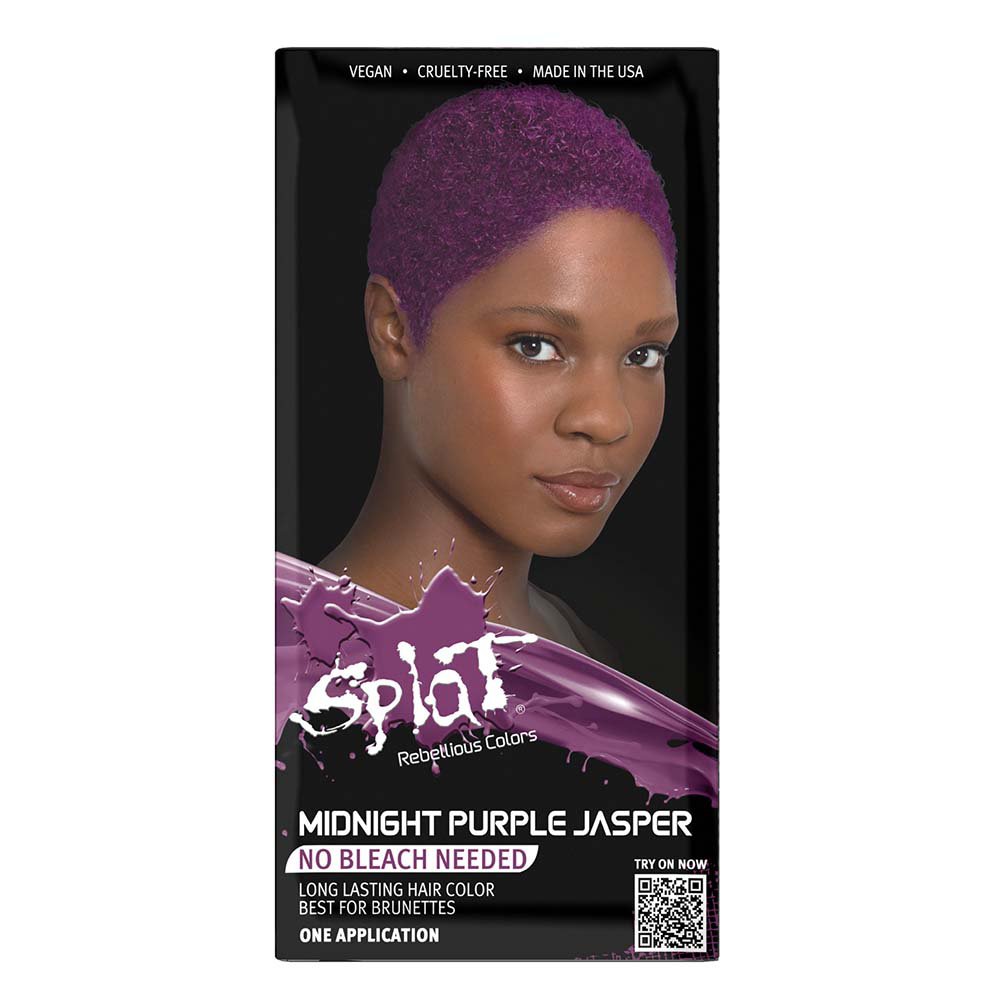Splat Rebellious Colors Midnight Purple Jasper Shop Hair Color at HEB