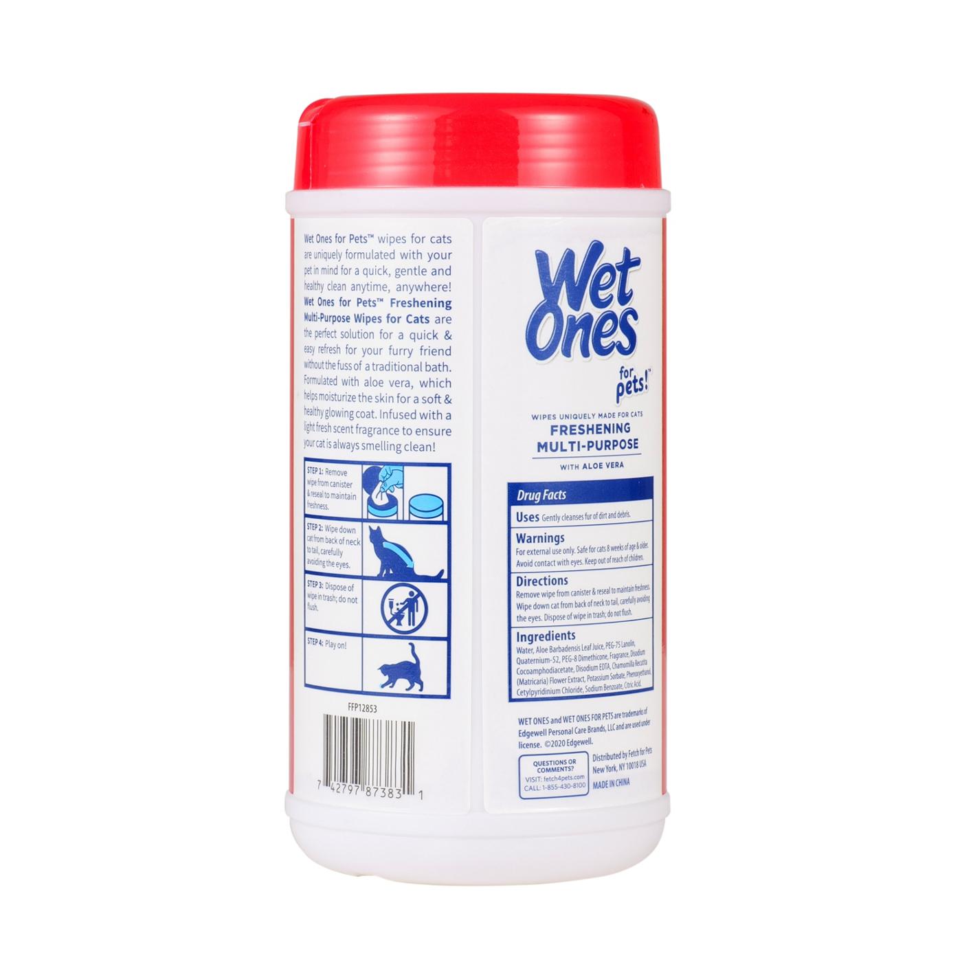 Wet Ones Freshening Multi-Purpose Wipes for Pets; image 2 of 2
