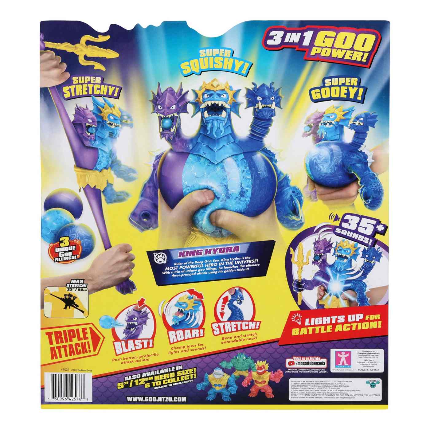 Heroes of Goo Jit Zu Deep Goo Sea King Hydra Action Figure; image 4 of 8