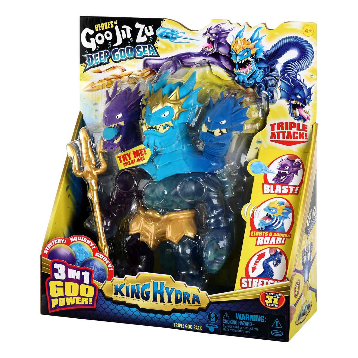 Heroes of Goo Jit Zu Deep Goo Sea King Hydra Action Figure; image 5 of 8