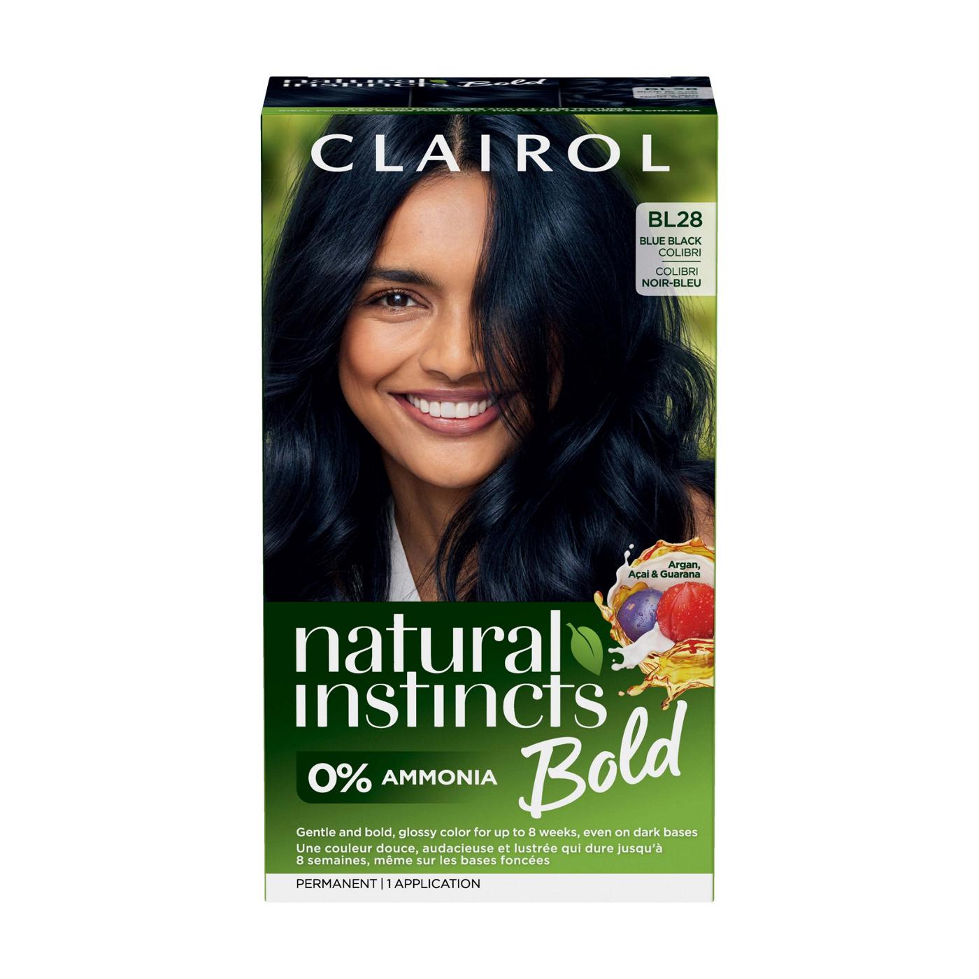 Clairol Natural Instincts Bold Permanent Hair Color - BL28 Blue Black Colibri ; image 1 of 6