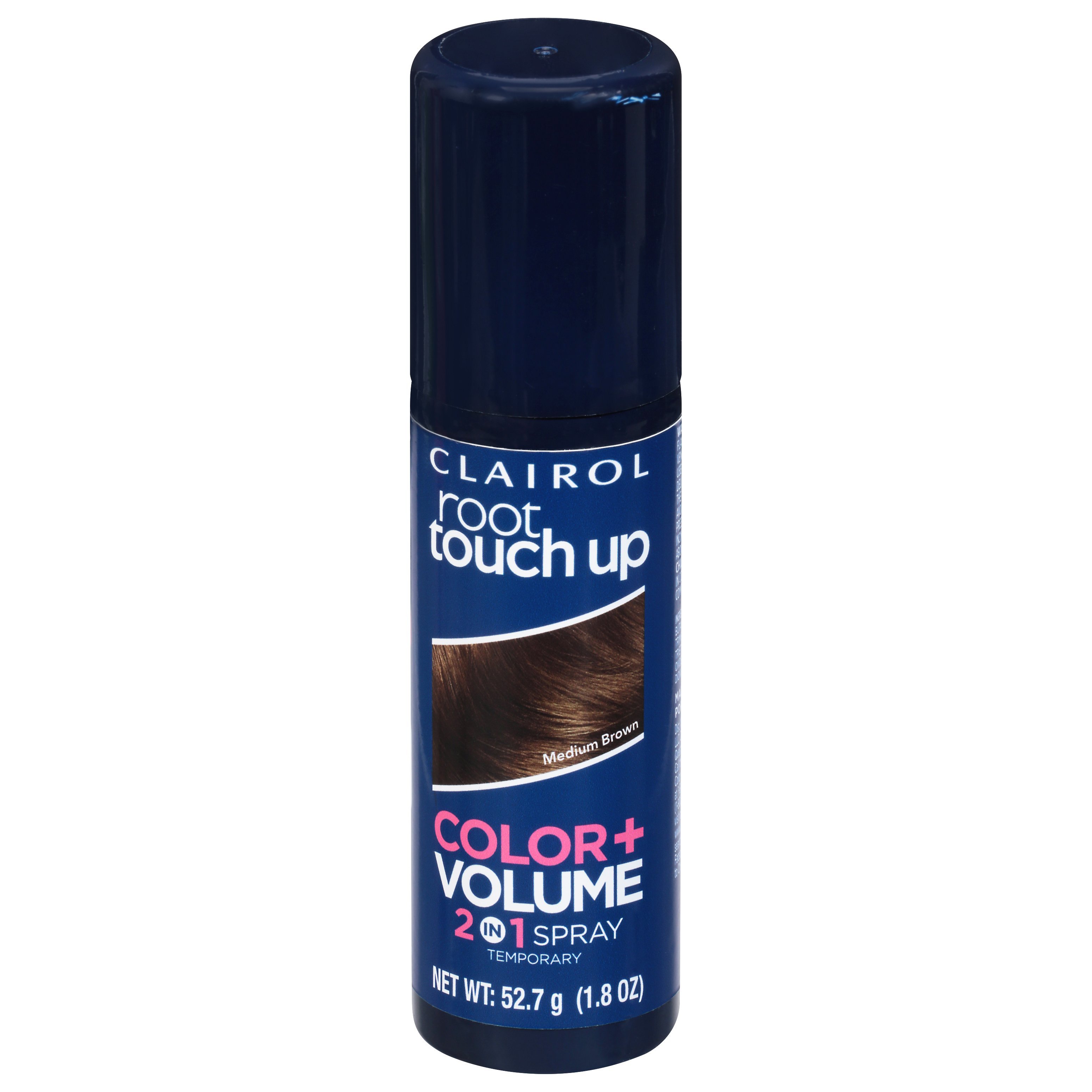 Clairol Root Touch Up Color + Volume 2 in 1 Spray Medium Brown Shop