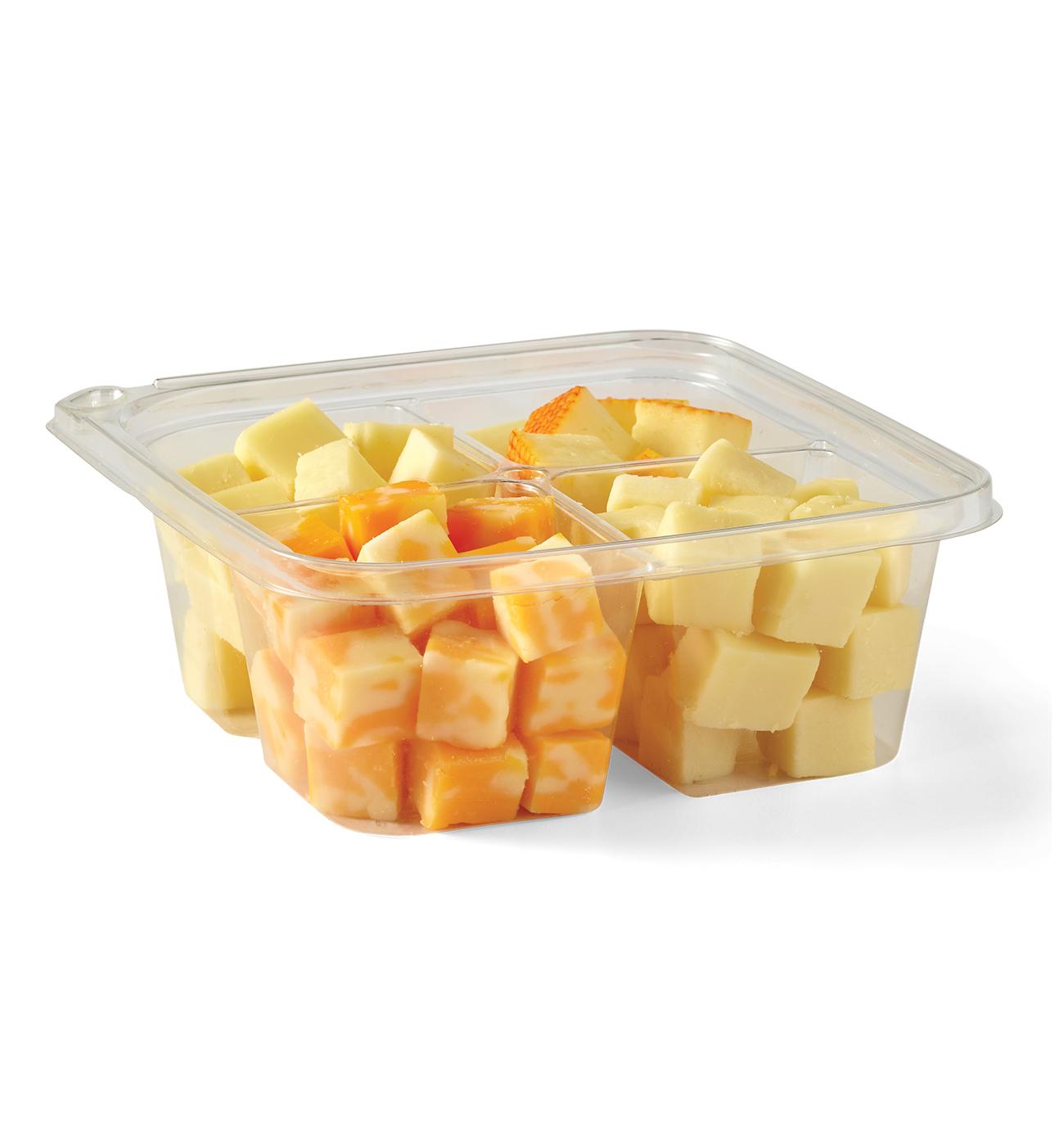 H-E-B Deli Cheese Cubes – Colby Jack, Muenster, Swiss & White Cheddar; image 2 of 3