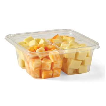 H-E-B Deli Cheese Cubes – Colby Jack, Muenster, Swiss & White Cheddar, Avg. 0.75 lb