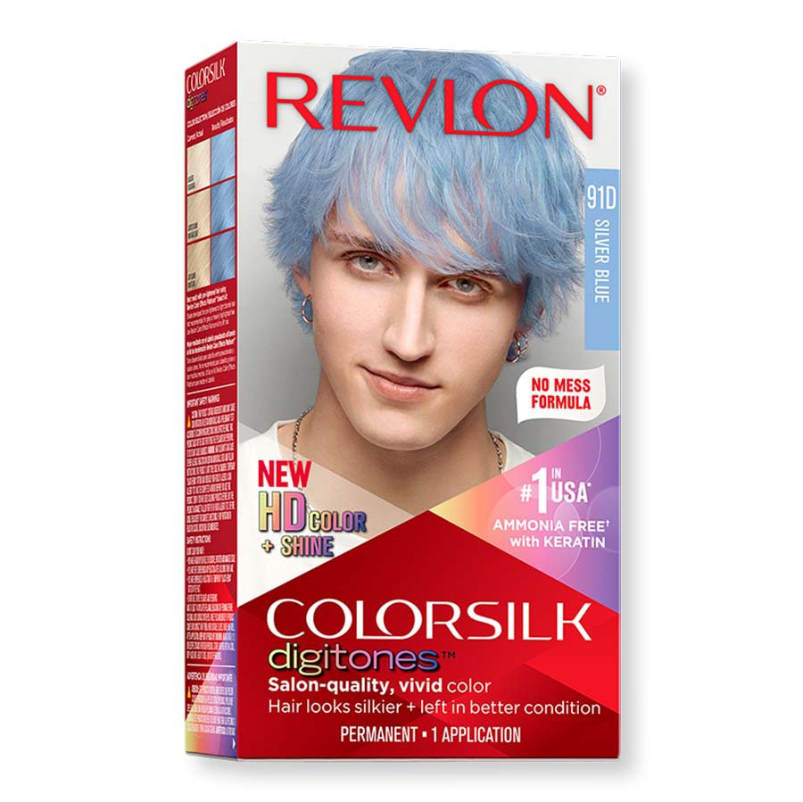 Revlon Colorsilk Digitones 91D Silver Blue Shop Hair color at HEB