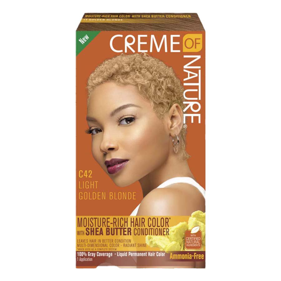 Creme Of Nature Moisture Rich Hair Color - C42 Light Golden Blonde ...